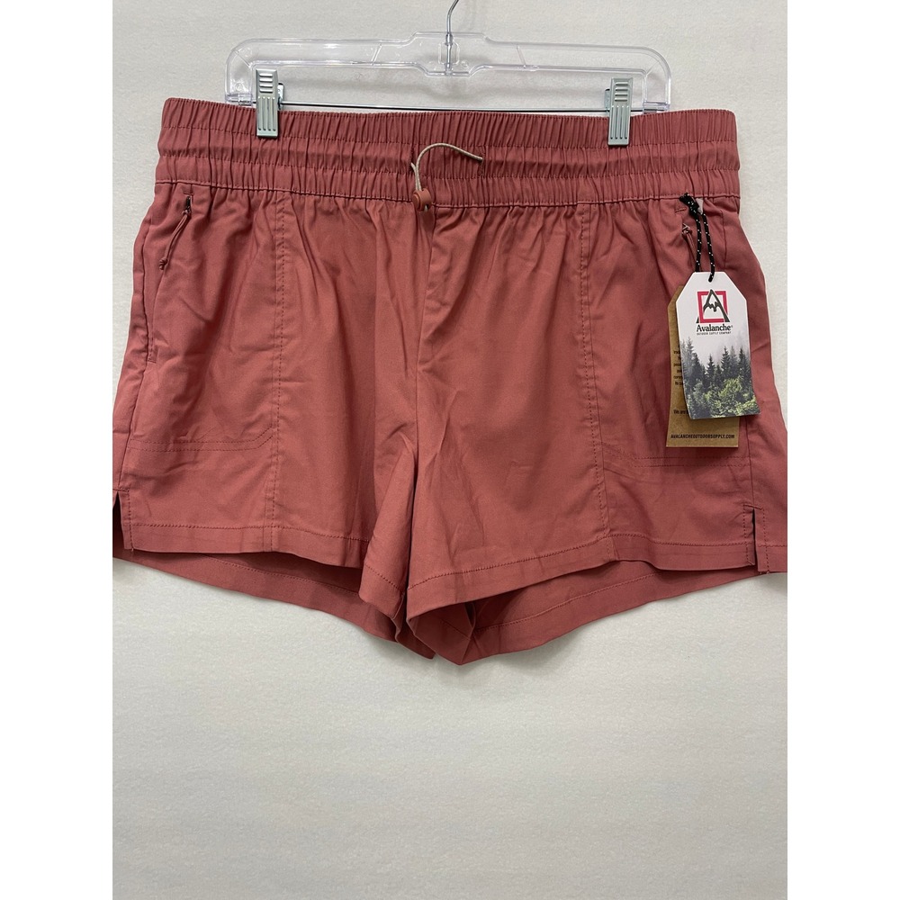 New Avalanche Outdoor Supply Shorts Womens XL Dusty Rose Pink Stretch Hiking